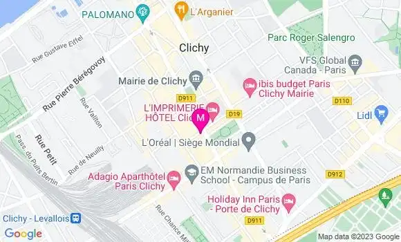 Localisation Restaurant Bar Les Vendanges
