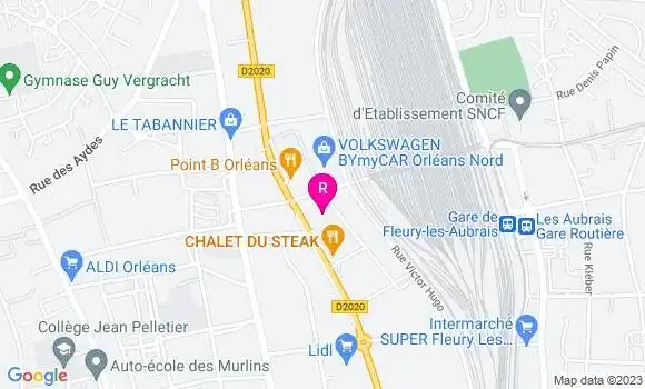 Localisation Restaurant  Chalet du Steak