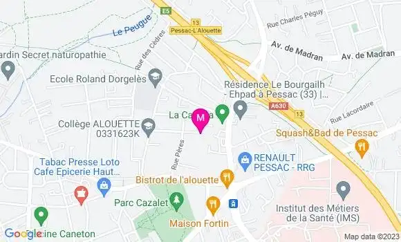 Localisation Restaurant  Le Grand Banc