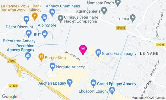 Localisation Restaurant  La Passion des Saveurs