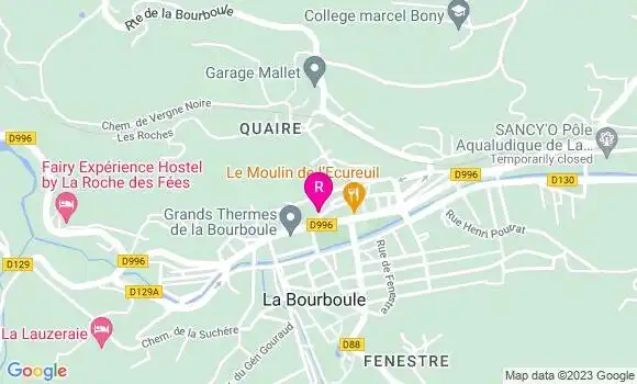 Localisation Restaurant  L