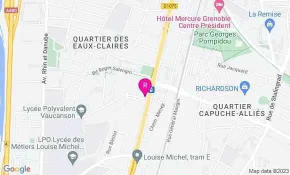 Localisation Restaurant  Le Bel Air Café