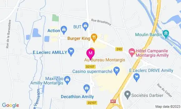 Localisation Restaurant  Au Bureau