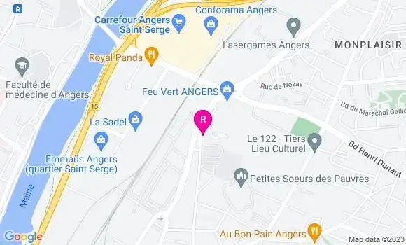 Localisation Restaurant  Le Petit Rungis