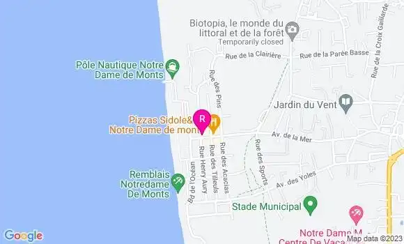 Localisation Restaurant  Le Parasol