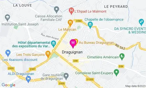 Localisation Restaurant  La Table de Martine