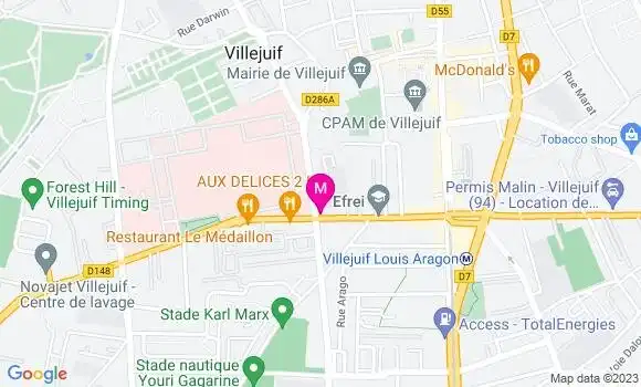 Localisation Pizzeria Jardin d