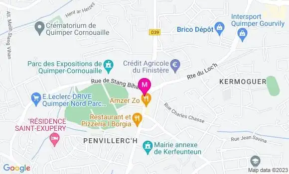 Localisation Auberge de la Croix