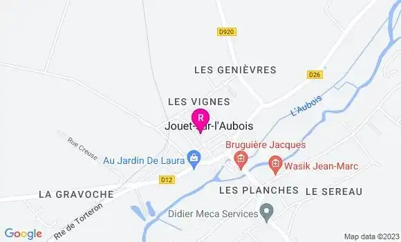 Localisation Auberge au Gildas
