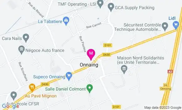 Localisation Restaurant  L