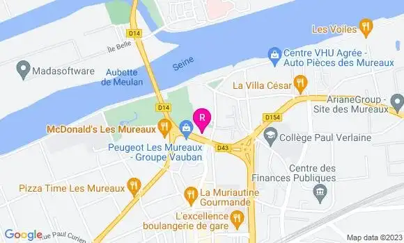 Localisation Sushi les Mureaux