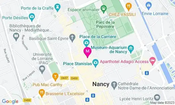Localisation Restaurant  Le Vaudémont