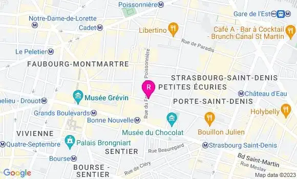Localisation Restaurant  Un Jour à Paris