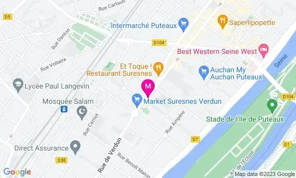 Localisation Restaurant  Le Bourgogne