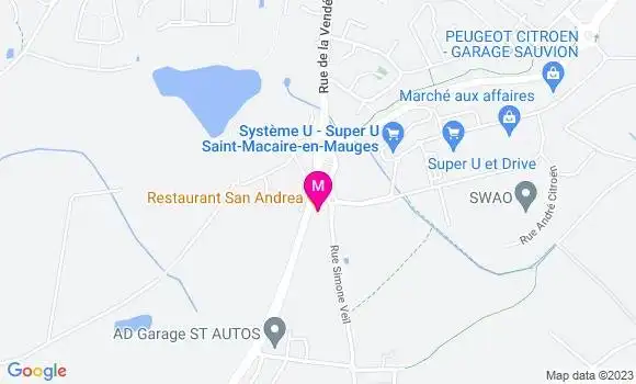 Localisation Restaurant  San Andrea