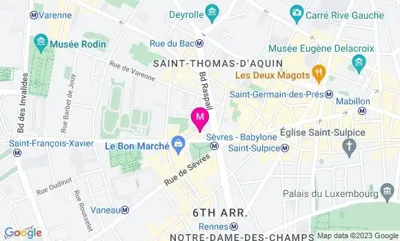 Localisation Restaurant  Les Botanistes