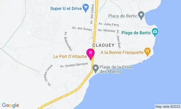 Localisation Restaurant  Le Port d