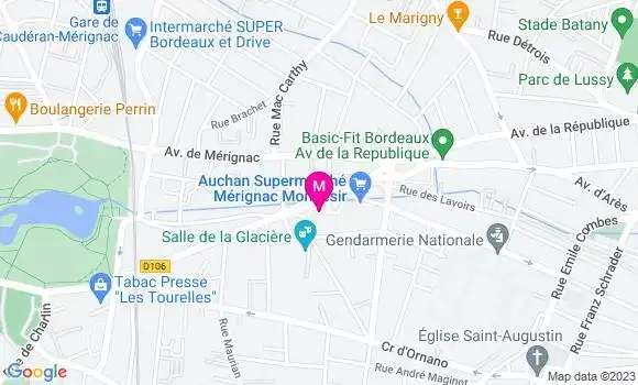 Localisation Pizzeria Crousty