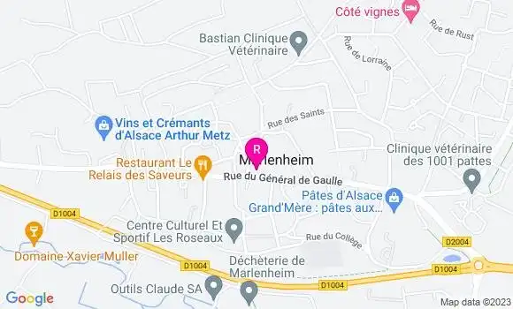 Localisation Restaurant  A l