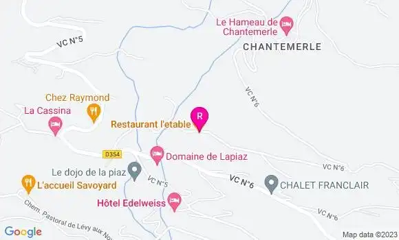 Localisation Restaurant  L