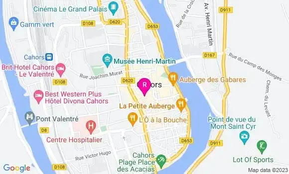 Localisation Pizzeria L