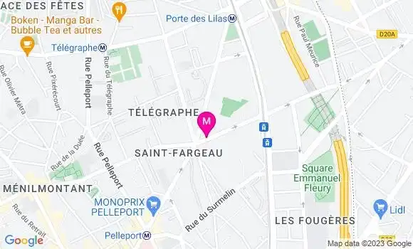 Localisation Kebab Les Orangeres