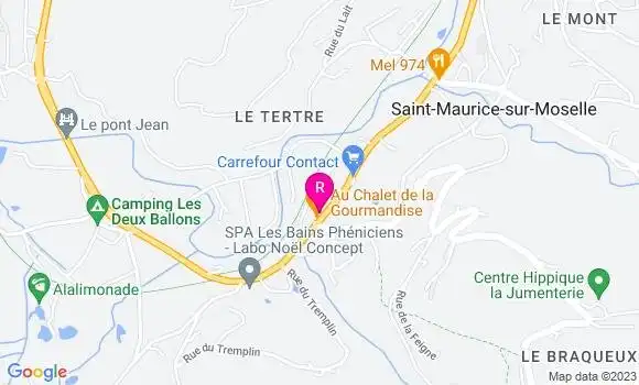 Localisation Restaurant  Les Petits Robin