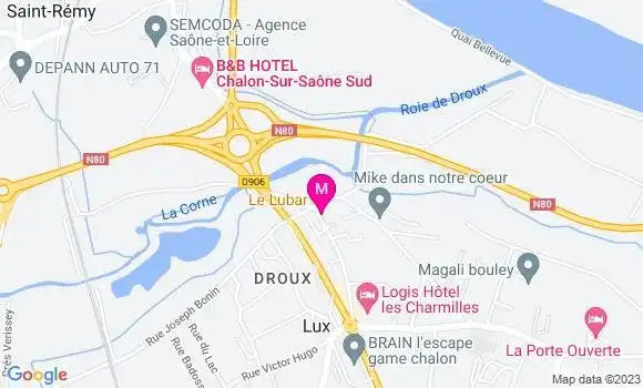 Localisation Restaurant  Le Lubar
