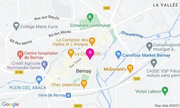 Localisation Brasserie de l