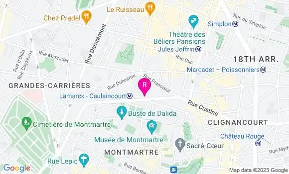 Localisation Café Restaurant Suzanne