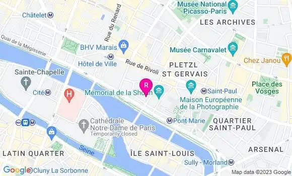 Localisation Restaurant  L