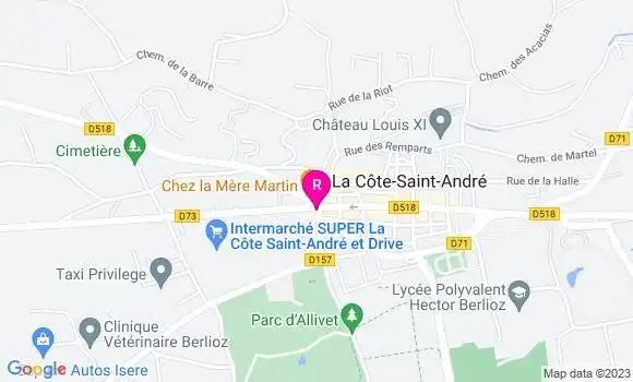 Localisation Café Cafe des Six Routes