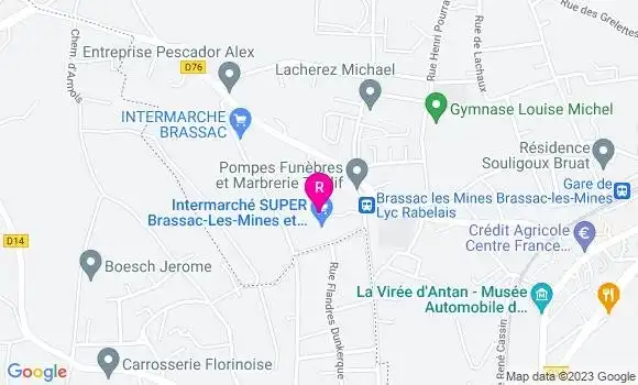Localisation Restaurant  La Fontaine