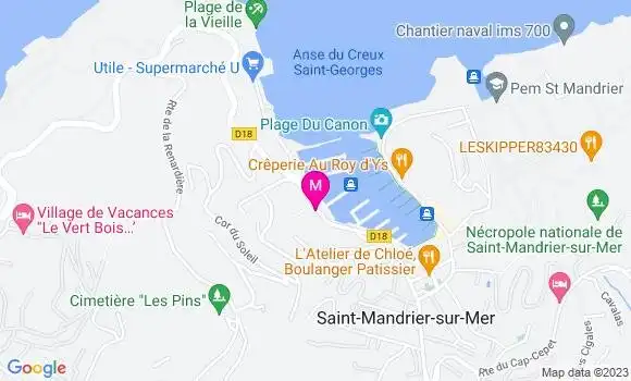 Localisation Bistrot du Port