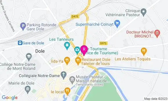 Localisation Restaurant  Bouchon le Grevy
