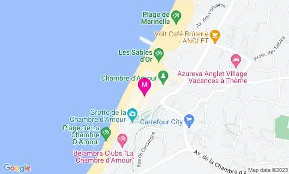Localisation Bistrot de la Plage