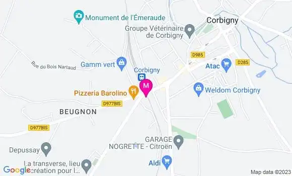 Localisation Restaurant  La Passion
