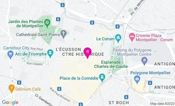 Localisation Restaurant  Burger et Ratatouille