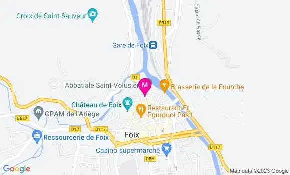 Localisation Restaurant  Café du Commerce
