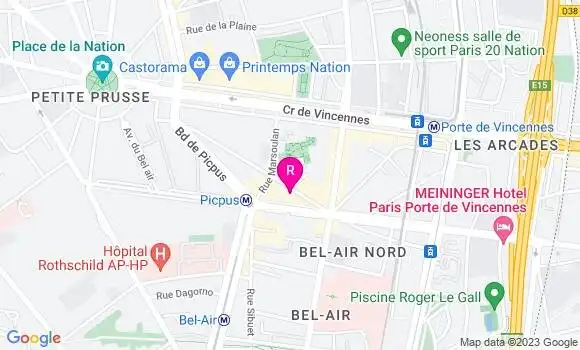 Localisation Restaurant Asiatique Au Rendez Vous Royal