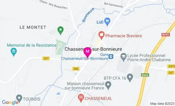 Localisation Restaurant  Le Bonnieure