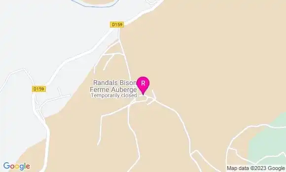 Localisation Restaurant  Randals Bison
