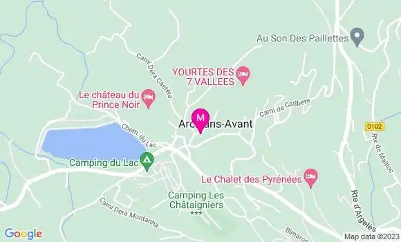 Localisation Auberge Le Cabaliros