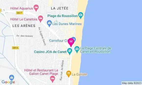 Localisation Brasserie Le Plaza