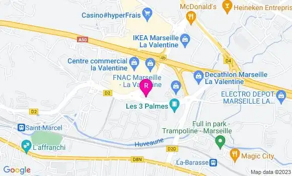 Localisation Fast Food Subway