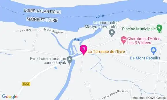 Localisation Restaurant  La Terrasse de l