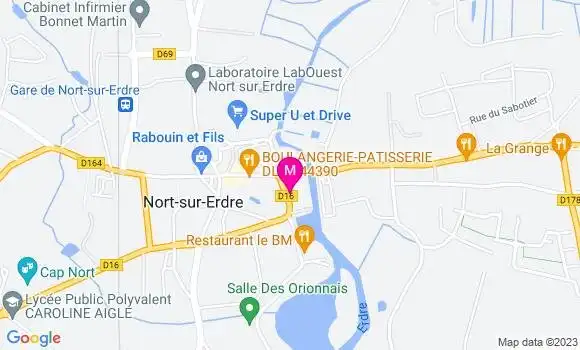 Localisation Crêperie du Port