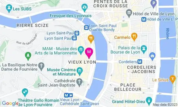 Localisation Restaurant  Chez Chabert