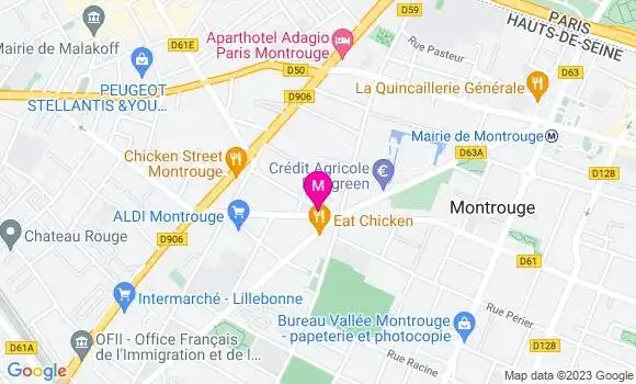 Localisation Restaurant  Le Rouge Gorge