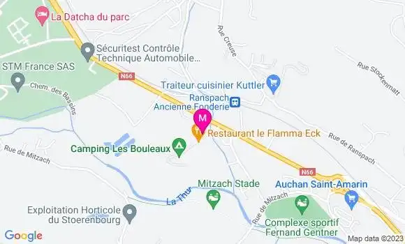 Localisation Restaurant  Le Flamma Eck